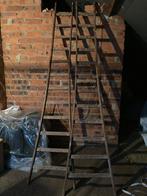 Houten ladder!, Doe-het-zelf en Bouw, Ophalen, Gebruikt, Ladder