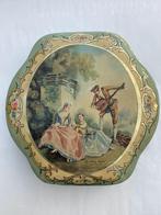 Vintage blikken doos Côte d’Or België "The Music Lesson", Verzenden, Zo goed als nieuw, Beschuit, Overige merken