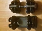 Dumbbells verstelbaar (2 stuks), Sport en Fitness, Ophalen, Zo goed als nieuw, Benen, Dumbbell