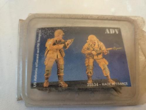 Twee Amerikaanse soldaten Tweede Wereldoorlog, Hobby en Vrije tijd, Modelbouw | Figuren en Diorama's, Ophalen of Verzenden