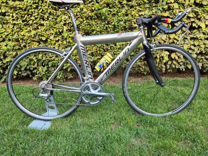 Merlin Tr 6/4 ti works, Fietsen en Brommers, Fietsen | Racefietsen, Zo goed als nieuw, Titanium, Ophalen