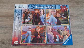 Puzzel Disney Frozen II van Ravensburger, 4x42 stuks beschikbaar voor biedingen