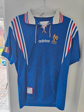 Prachtig, authentiek shirt Frankrijk 1996 Adidas maat L beschikbaar voor biedingen