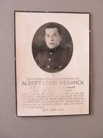 Albert Louis Meganck Balen dodelijk gewond Ardooie 1940, Verzamelen, Bidprentjes en Rouwkaarten, Verzenden, Bidprentje