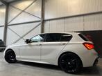 BMW 118 iA/M Pack/Leder/automaat/Led/pdc/cc/navi/uitlaat, Autos, 5 places, Cuir, Série 1, Jantes en alliage léger