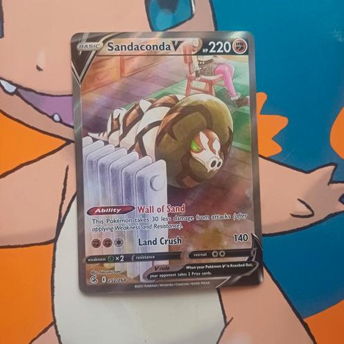 Sandaconda V 252/264 Fusion Strike, Hobby en Vrije tijd, Verzamelkaartspellen | Pokémon, Nieuw, Losse kaart, Foil, Ophalen of Verzenden