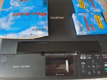brother printer met inkt, All-in-one, Enlèvement, Utilisé, Copier