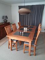 Teak hout eetkamer,, Huis en Inrichting, Ophalen of Verzenden