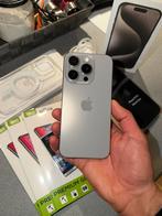 Apple iPhone 15Pro 512GB Natural Titanium topstaat!, Télécoms, Téléphonie mobile | Apple iPhone, 512 GB, 88 %, Comme neuf, Enlèvement