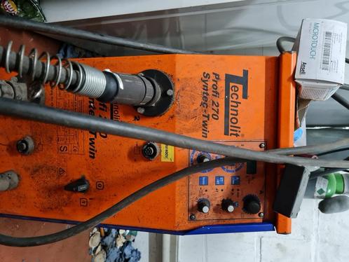 Poste à souder double torche Technolit Profi 270 Syntec Twin, Doe-het-zelf en Bouw, Gereedschap | Lasapparaten, Gebruikt, 250 ampère