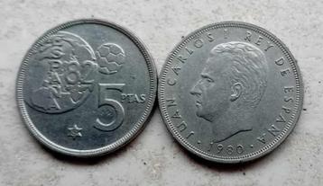 5 pesetas 1980 (Mundial 82 )