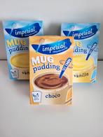 1 min. mug pudding impérial 1x vanille 2x choco warm of koud, Enlèvement ou Envoi