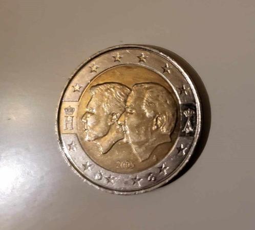 2 euro muntstuk BE 2005: 50 Jaar Monetaire Unie Belgie Luxem, Postzegels en Munten, Munten | Europa | Euromunten, Losse munt, 2 euro