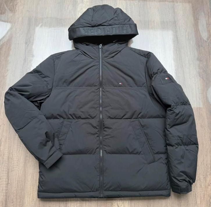 Jas Tommy Hylfiger, Kleding | Heren, Jassen | Winter, Nieuw, Zwart, Verzenden