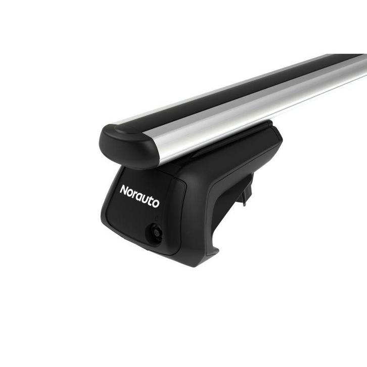 Ensemble complet de 2 barres de toit NORAUTO, Autos : Divers, Porte-bagages, Comme neuf, Enlèvement