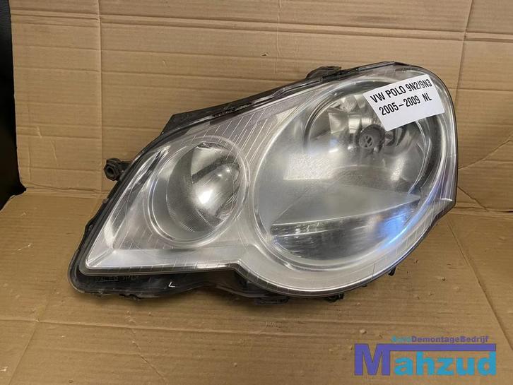 VW POLO 9N2 9N3 Links koplamp 2003-2009, Auto-onderdelen, Verlichting, Volkswagen, Gebruikt