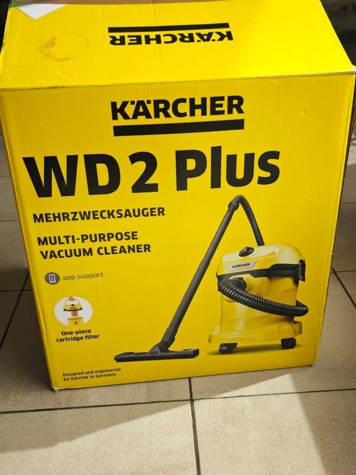 Karcher WD 2 Plus stofzuiger voor nat en droog gebruik, Ophalen