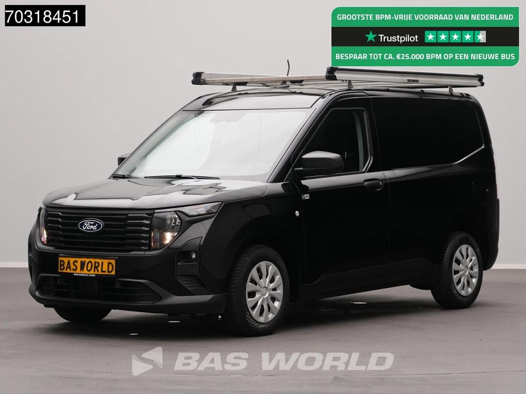 Ford Transit Courier 100pk Benzine L1H1 Airco Cruise Imperia, Stof, Gebruikt, Euro 6, Zwart