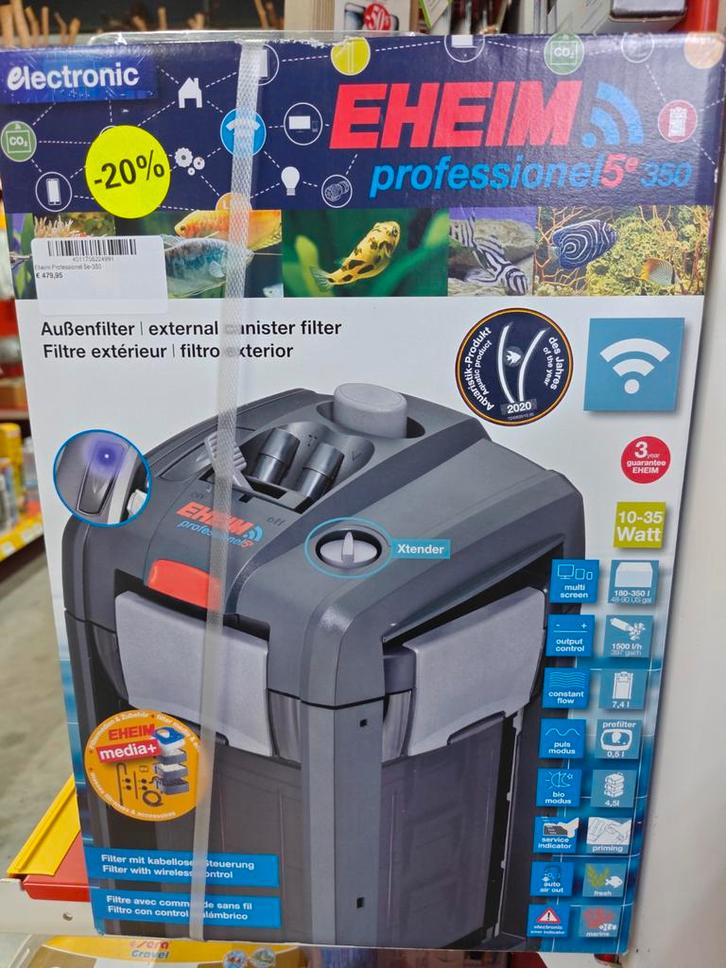 Eheim professionel 5e 350 buitenfilter. Promo prijs., Dieren en Toebehoren, Vissen | Aquaria en Toebehoren, Nieuw, Ophalen of Verzenden