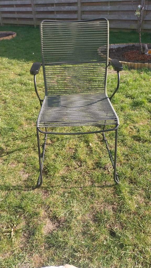 Tuinstoelen (6 stuks), Tuin en Terras, Tuinstoelen, Zo goed als nieuw, Metaal, Stapelbaar, Ophalen