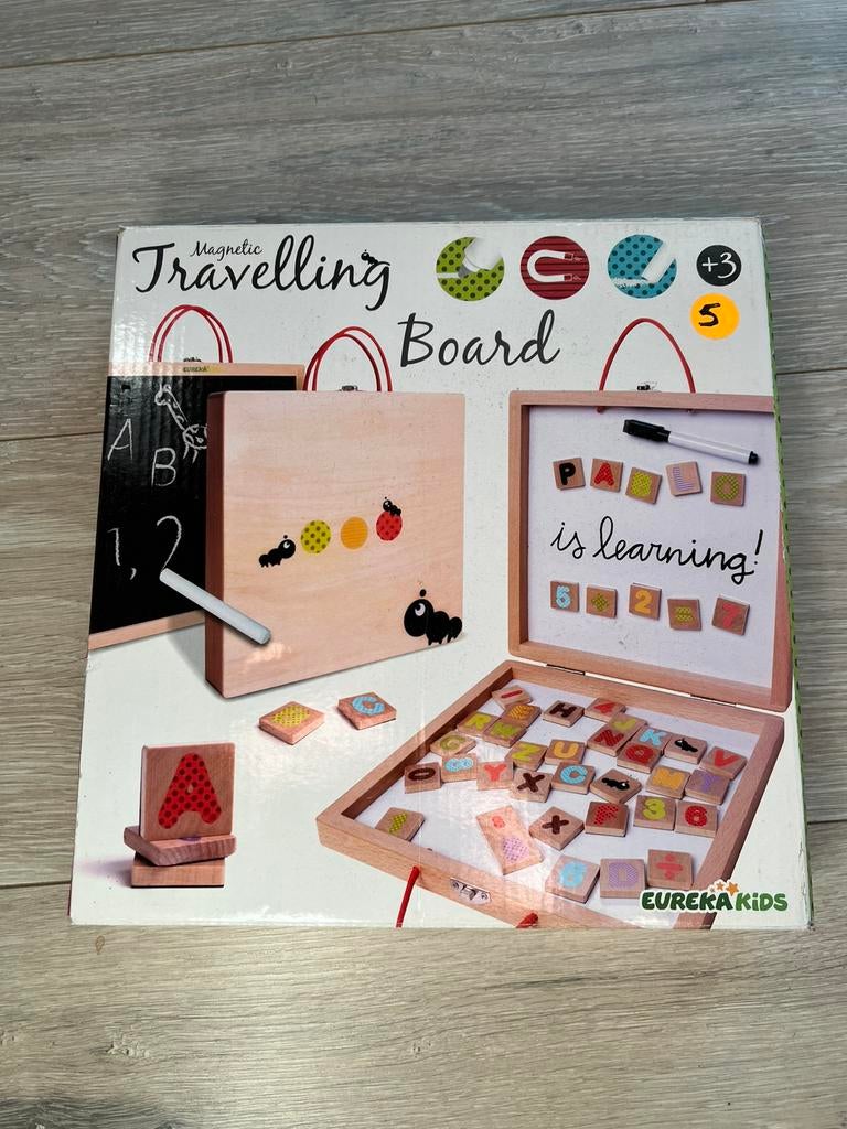 Magnetisch Schrijfbord Magneten Krijt, Ophalen, Zo goed als nieuw, Puzzelen