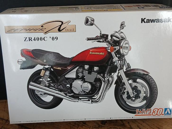 Aoshima (06488): Kawasaki ZR400C Zephyr au 1/12, Hobby en Vrije tijd, Modelbouw | Auto's en Voertuigen, Nieuw, Overige typen, Groter dan 1:32