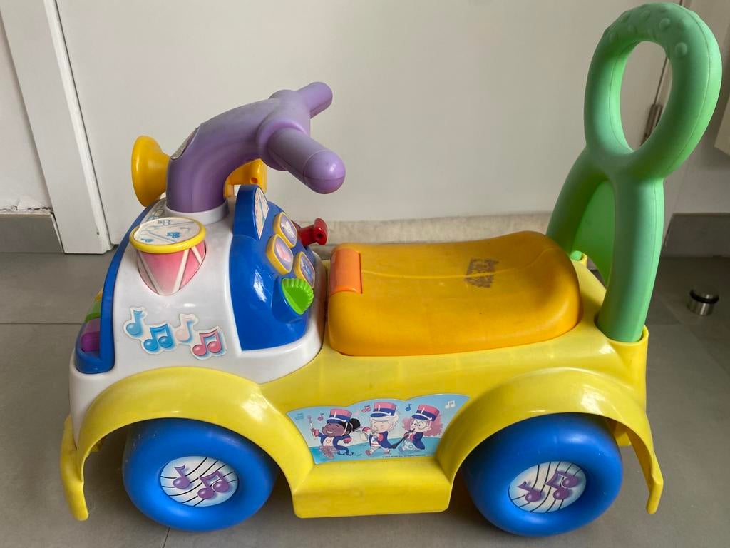 Peuter auto, Ophalen, Gebruikt