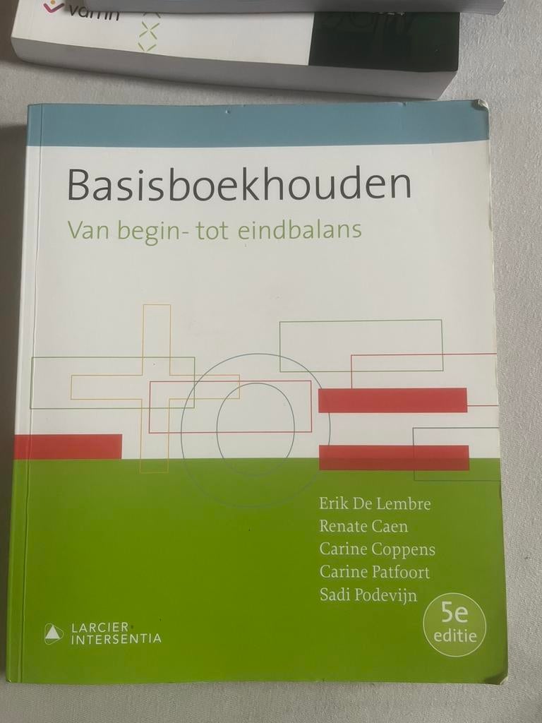 Erik De Lembre - Basisboekhouden (vijfde editie), Boeken, Wetenschap, Ophalen of Verzenden