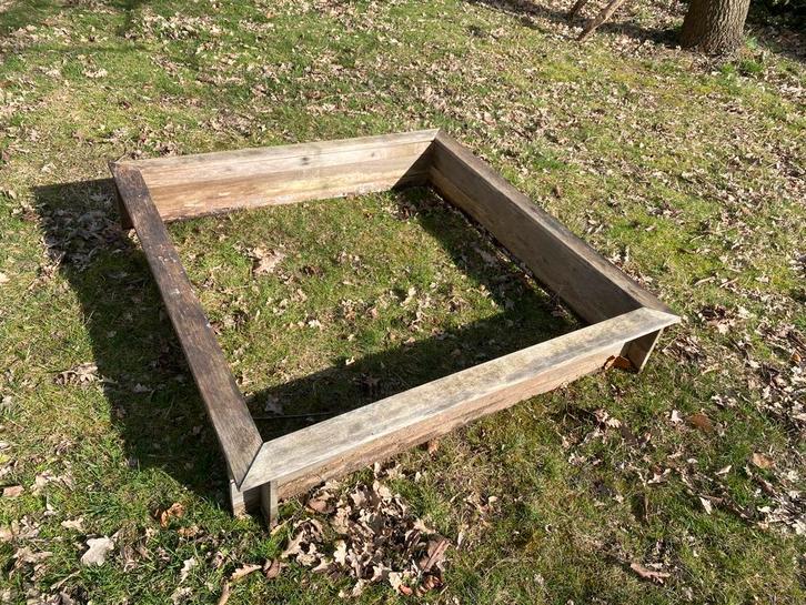 Houten zandbak, Enfants & Bébés, Jouets | Extérieur | Bacs à sable, Utilisé, Enlèvement