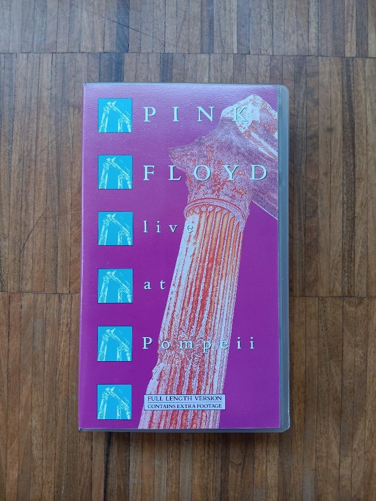 VHS: Pink Floyd live at Pompeii, CD & DVD, VHS | Documentaire, TV & Musique, Comme neuf, Musique et Concerts, Enlèvement ou Envoi