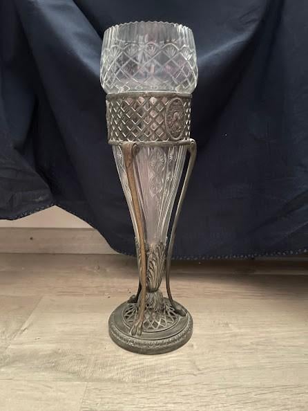 Vase à fleurs ancien en 2 pièces, Enlèvement