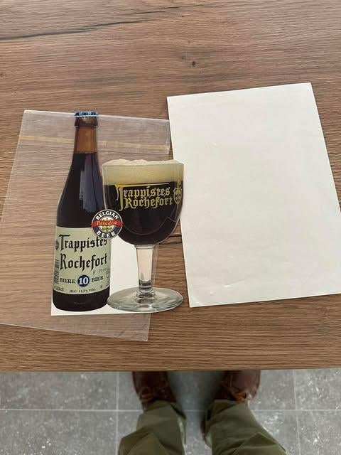 postkaart carte postale postkaart trappistes Rochefort, Ophalen of Verzenden, 1980 tot heden, Ongelopen