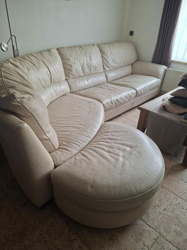 Lederen zetel Natuzzi, Ophalen, Gebruikt, Leer