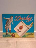 Derby Davros sigaretten Luik reclamebord, Ophalen of Verzenden, Reclamebord