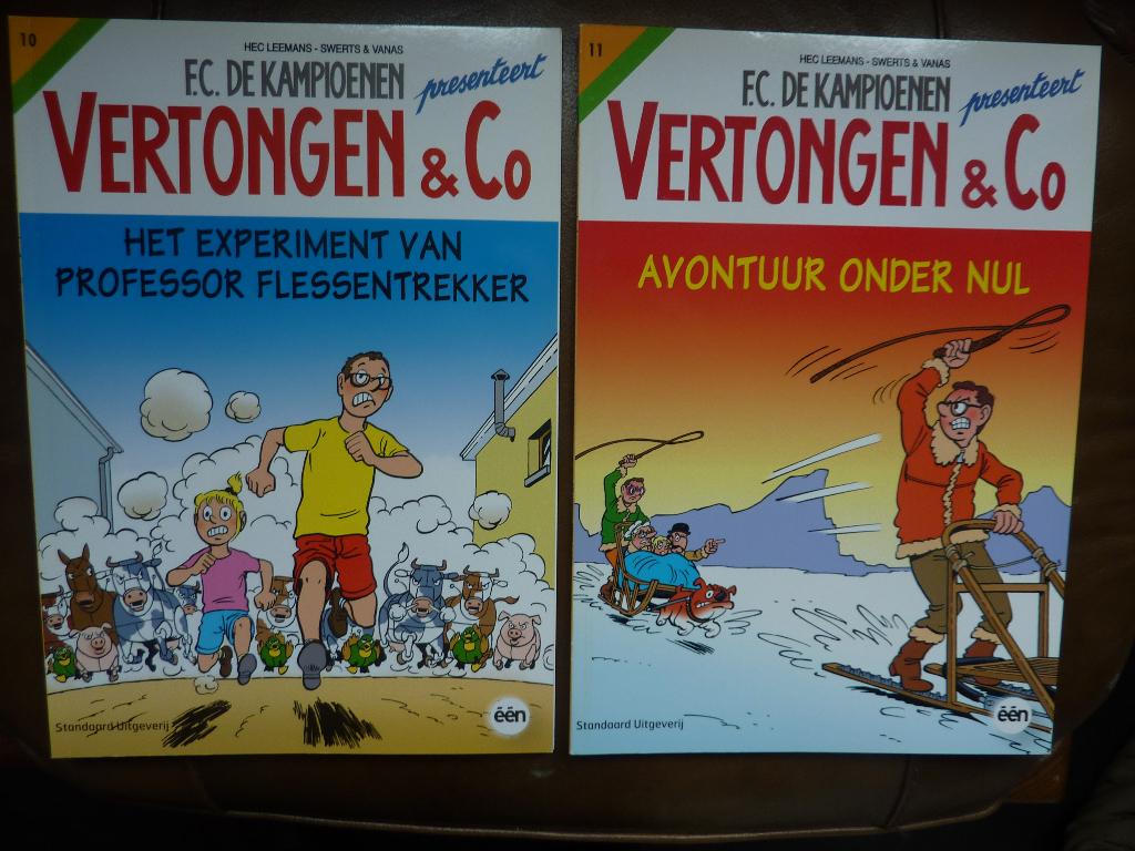 Vertongen & Co - 4 NIEUWE albums voor 15 euro – 1e druk, Enlèvement, Neuf, Hec Leemans (FC De Kampioenen)