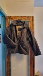 AKASO Vintage leder jas-U.S. Navy-stijl pilotenjas XL, Kleding | Heren, Ophalen of Verzenden, Zo goed als nieuw, Maat 56/58 (XL)