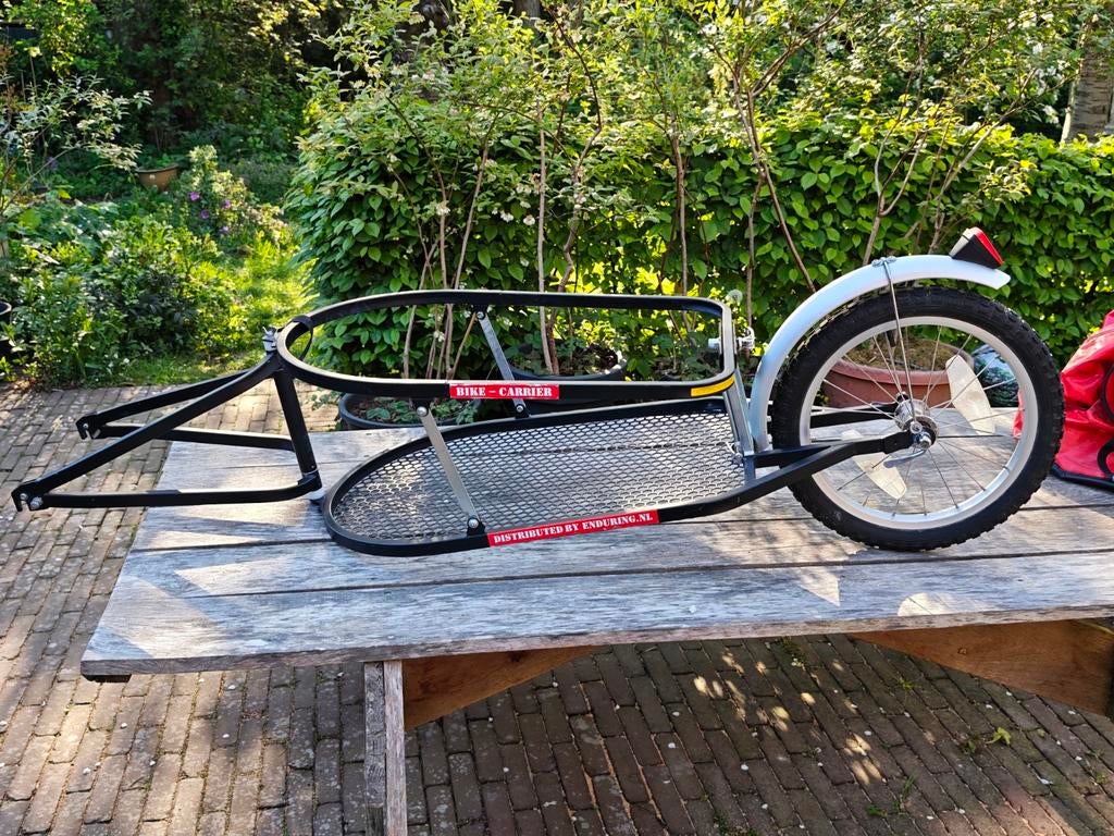 Fietskar éénwielig, Ophalen