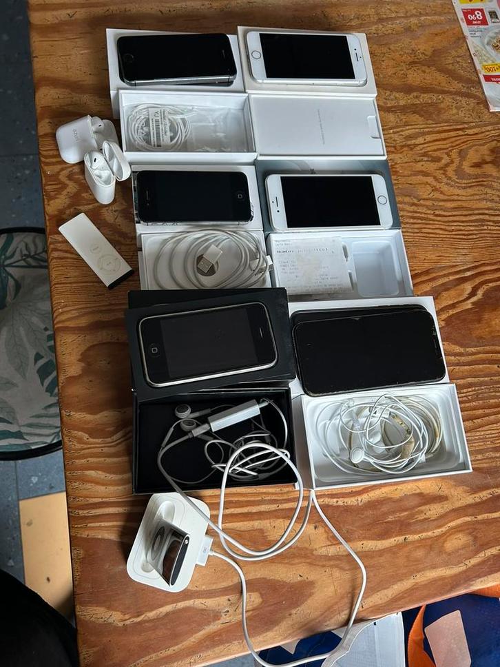 Lot collection gsm  I PHONE  3g , 4s , 5s, 7, 8, XR, Collections, Collections Autre, Utilisé, Enlèvement ou Envoi