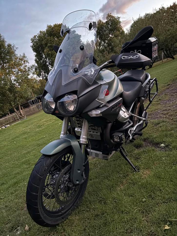 Moto Guzzi Stelvio, Motoren, Motoren | Moto Guzzi, Particulier, meer dan 35 kW, 2 cilinders, Motorrijbewijs A, ABS, Cardan-aandrijving