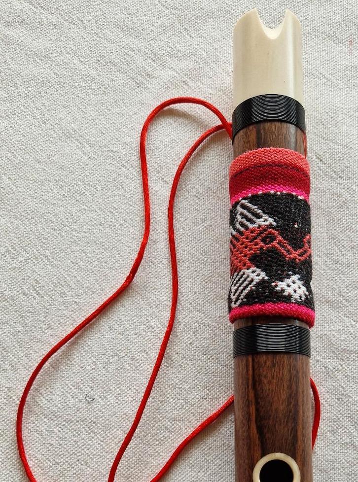 Quena Fluit van Jaracanda Hout - Met Hoes - Nieuw, Muziek en Instrumenten, Blaasinstrumenten | Overige, Nieuw, Houtblazer, Met koffer of draagtas