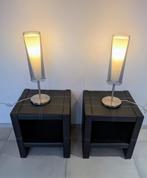 Table de nuit avec lampe de chevet, Maison & Meubles, Chambre à coucher | Tables de chevet, Enlèvement ou Envoi, Comme neuf