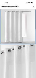 Tentures blanches légères, Enlèvement, Comme neuf