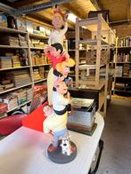 Suske en Wiske paal met alle figuren (125 cm), Verzamelen, Ophalen, Suske en Wiske, Zo goed als nieuw