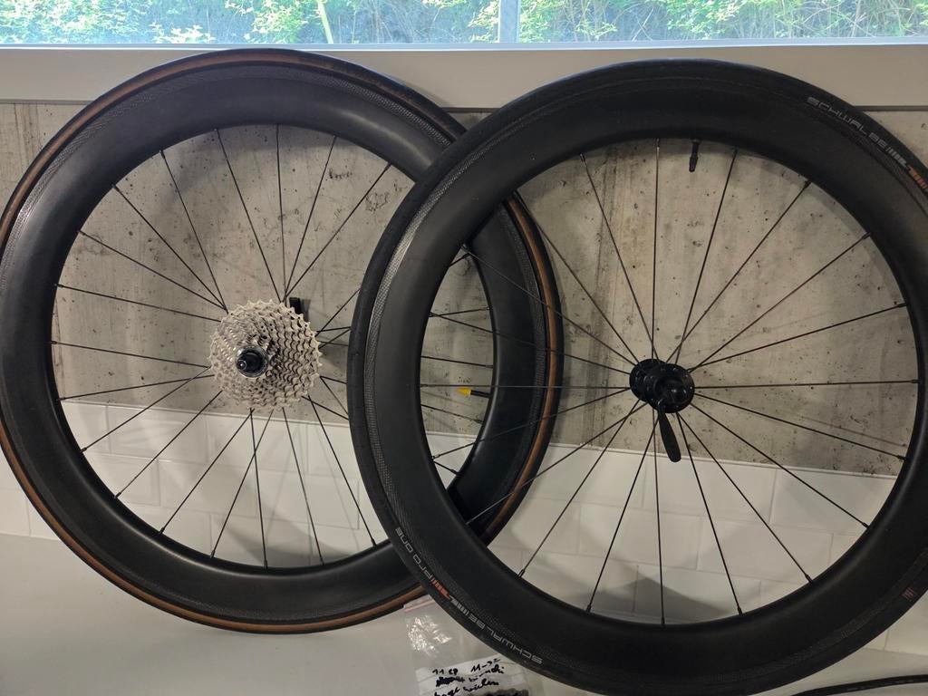 Catbon wielen 60 mm, Enlèvement, Carbone