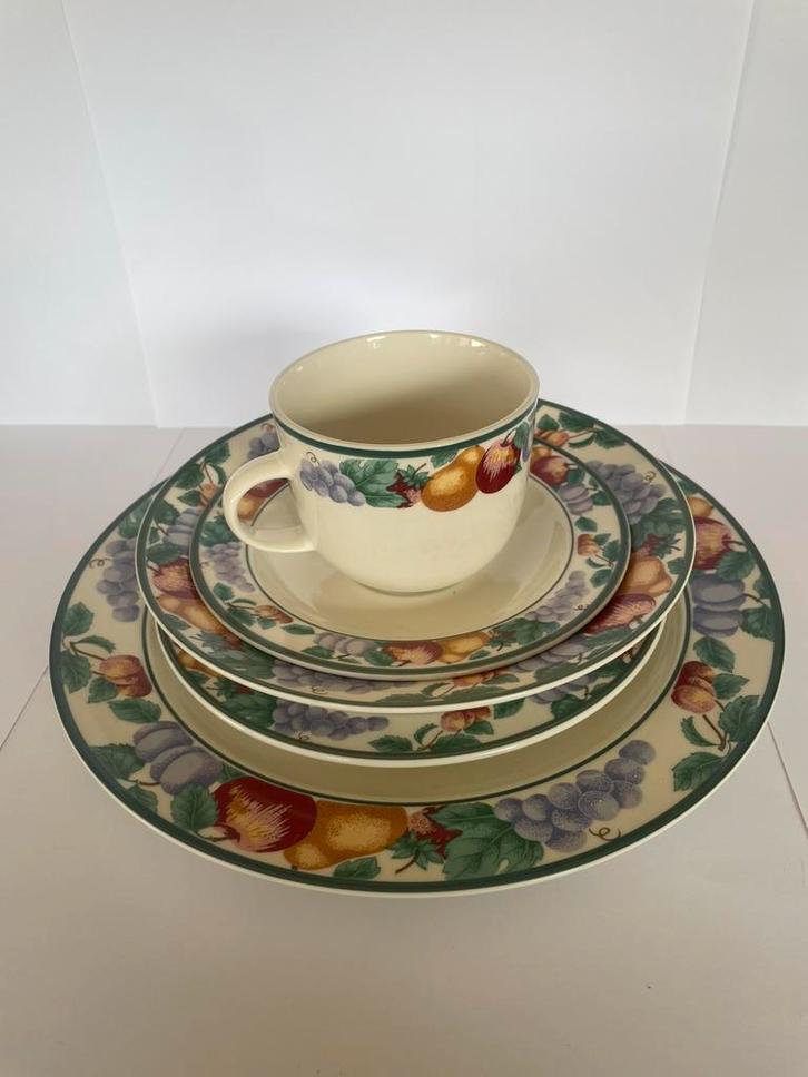 Servies met fruitmotief – 40 stuks, Antiek en Kunst, Antiek | Porselein, Ophalen