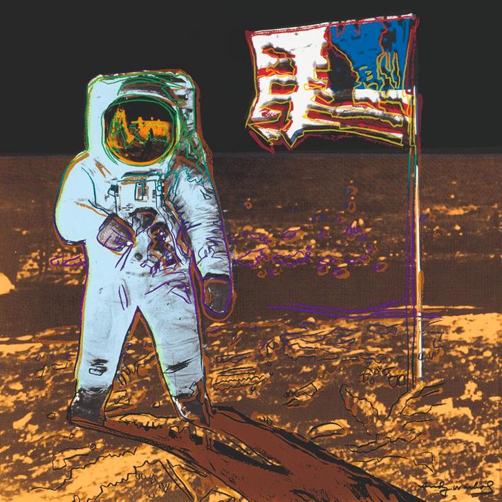 Andy Warhol Moonwalk, Antiek en Kunst, Kunst | Litho's en Zeefdrukken, Ophalen of Verzenden