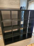 IKEA KALLAX Open kast - Zwartbruin - 147x147x39 cm, Huis en Inrichting, Ophalen, Zo goed als nieuw