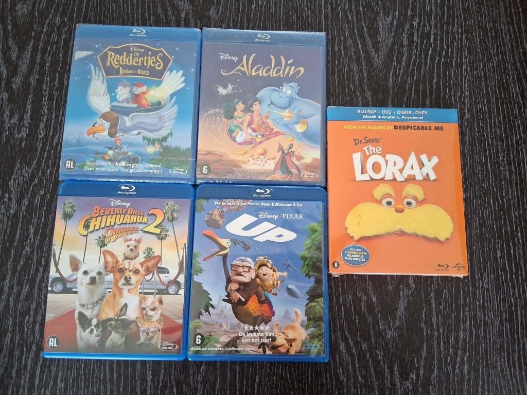 Disney & kinder blu-ray's, Enlèvement ou Envoi, Comme neuf, Dessins animés et Film d'animation