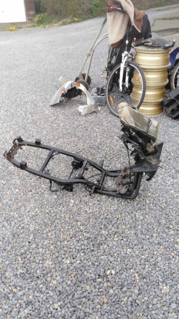 Cadre mbk nitro classe B, Enlèvement, Utilisé