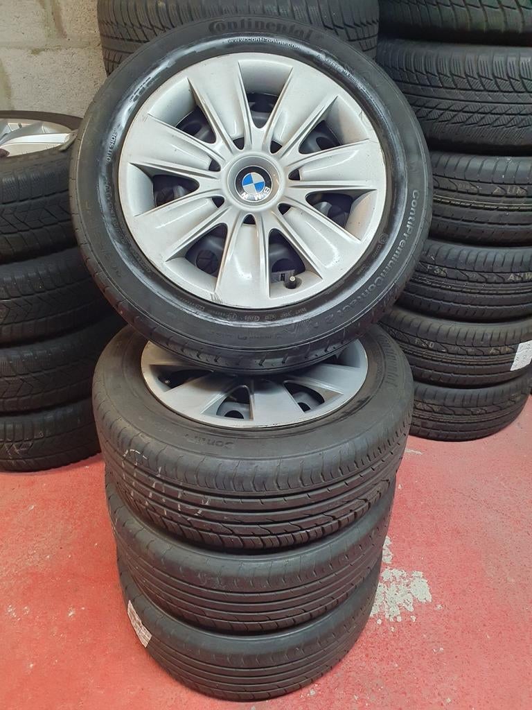 Jantes BMW origine 16" kit été série 3 2 1 5x120, Enlèvement, Utilisé, BMW